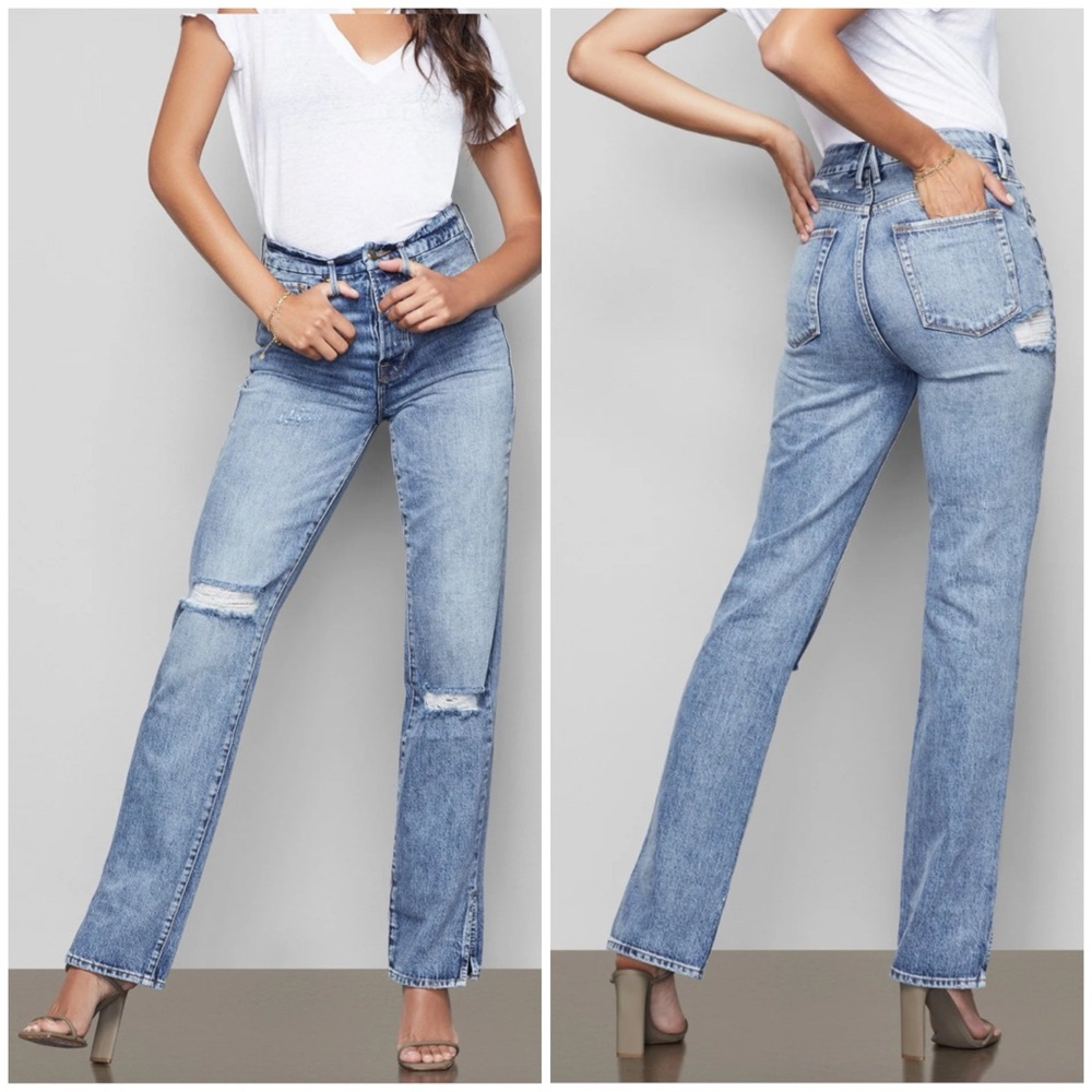 Good American “Good Boy” High-Rise Jeans [1308]